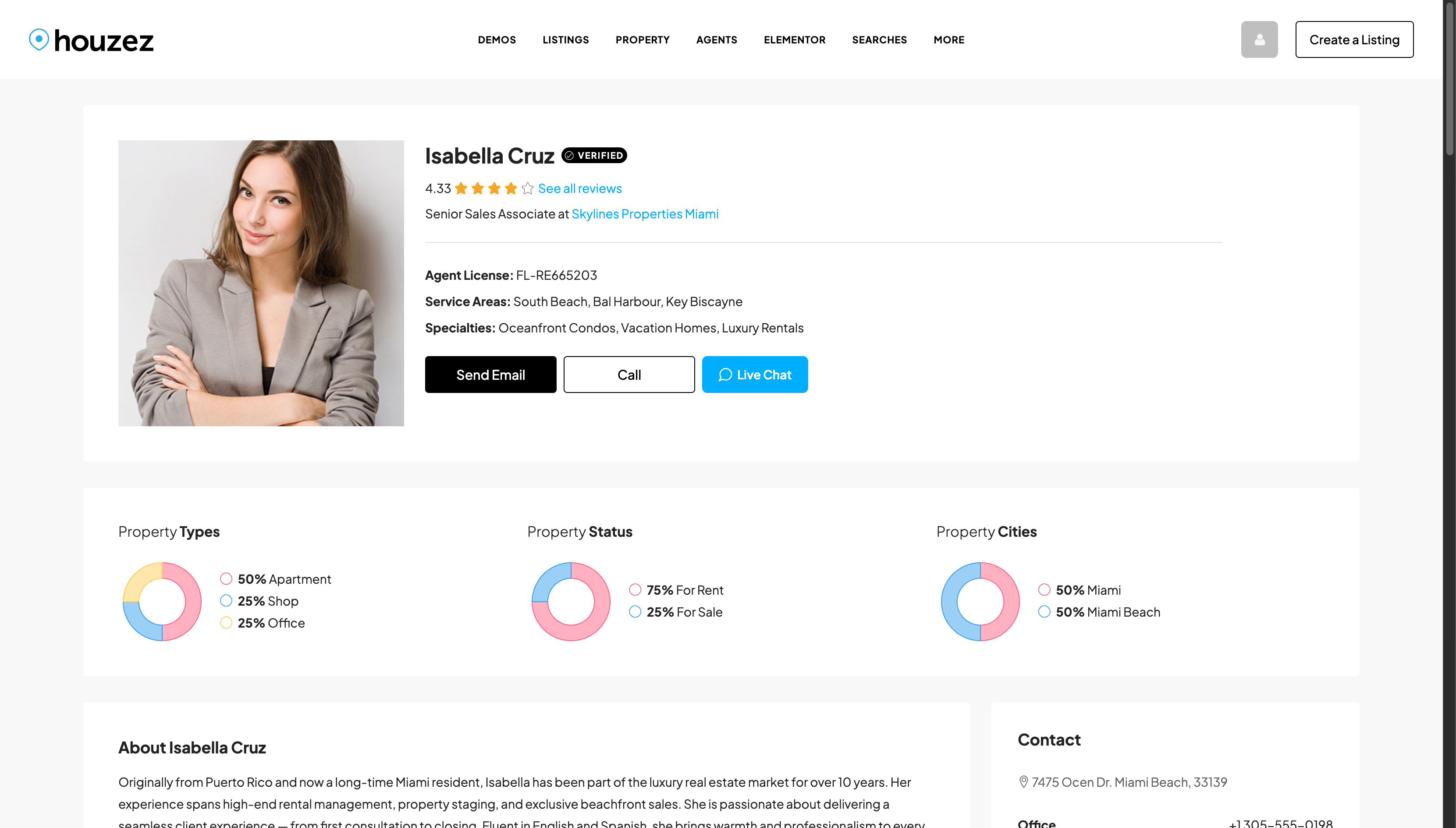 Agent profile