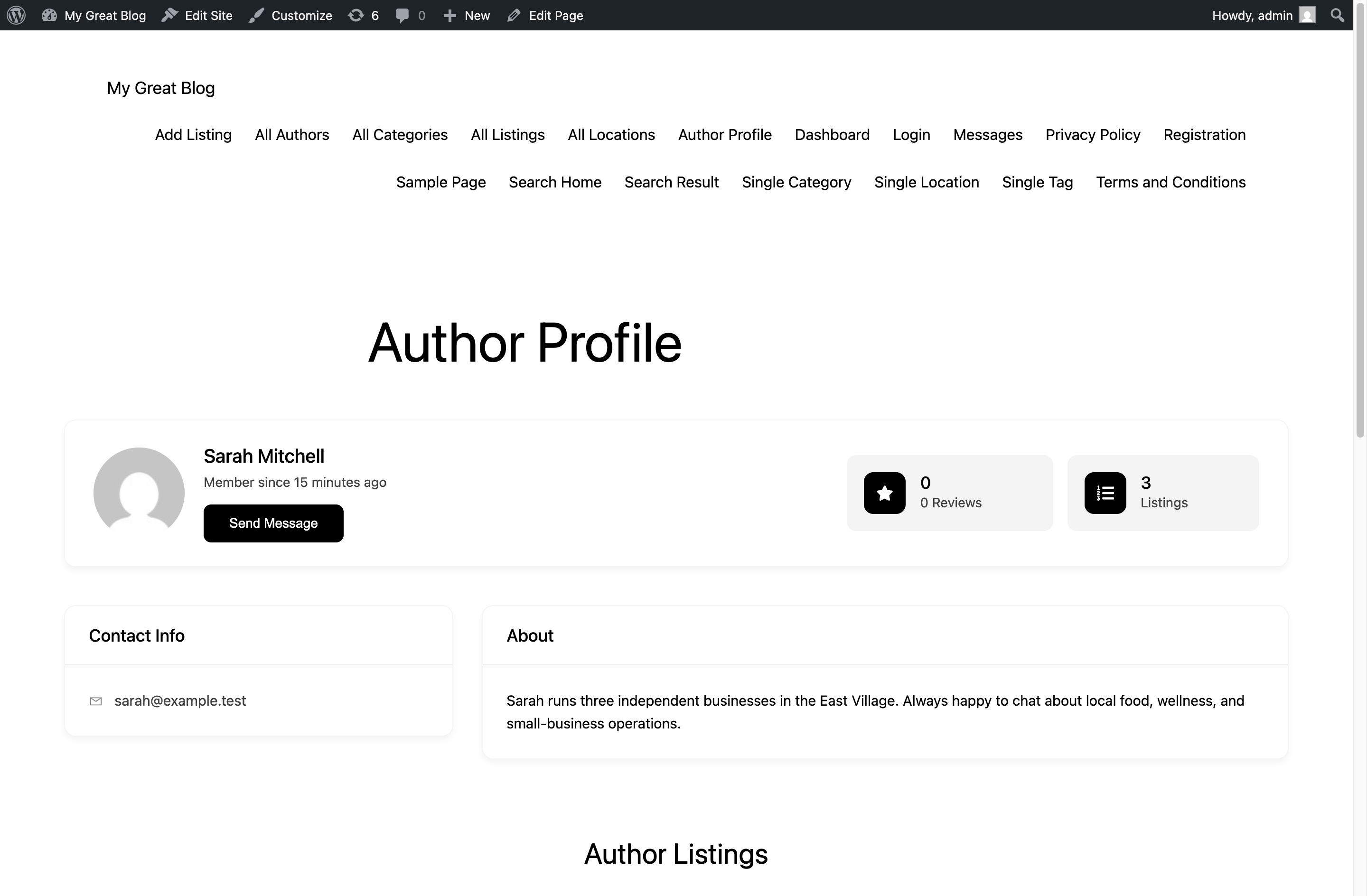 Author profile