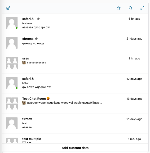 Footer element example