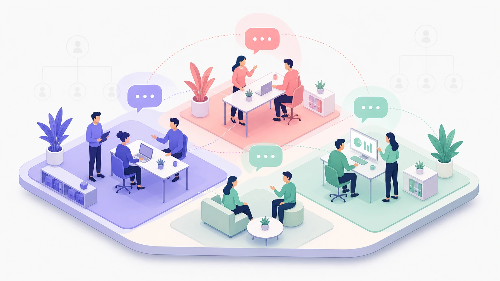 WordPress intranet chat — department channels and real-time internal communication on a WordPress site