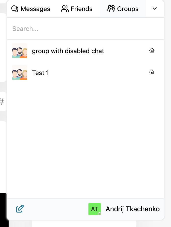 Better Messages Spaces / Groups widget — multiple chat rooms in one fan community