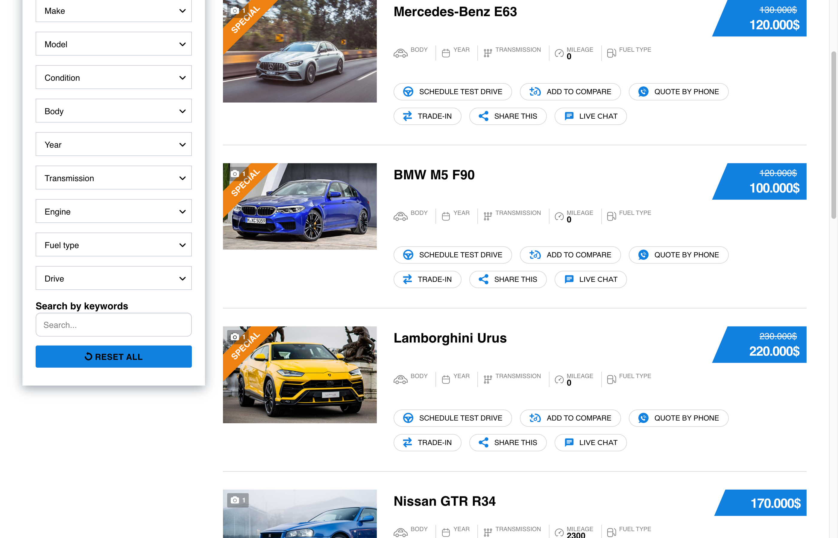 Inventory list