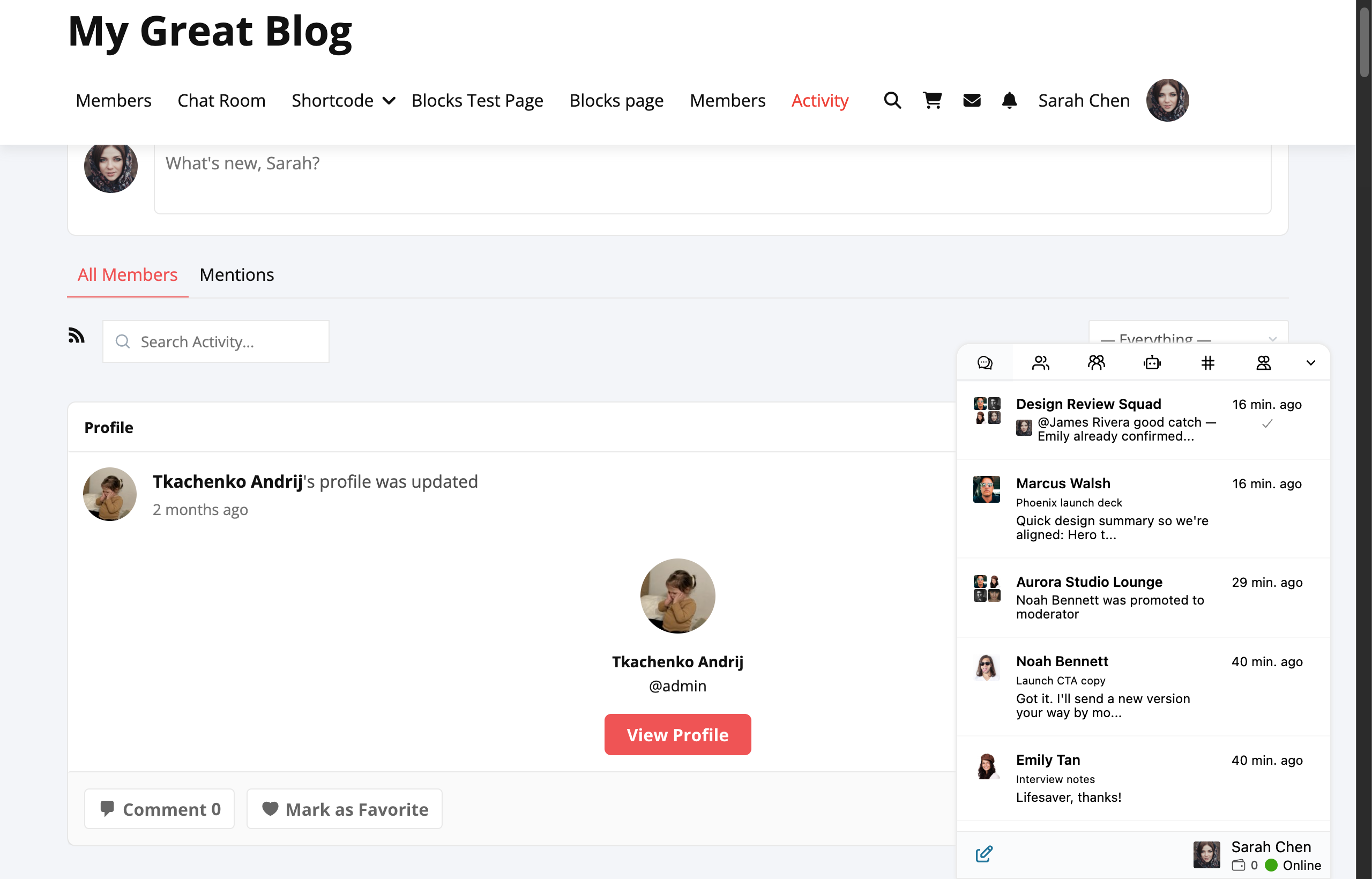 Multiple mini chat widgets stacked at the bottom of a WordPress page