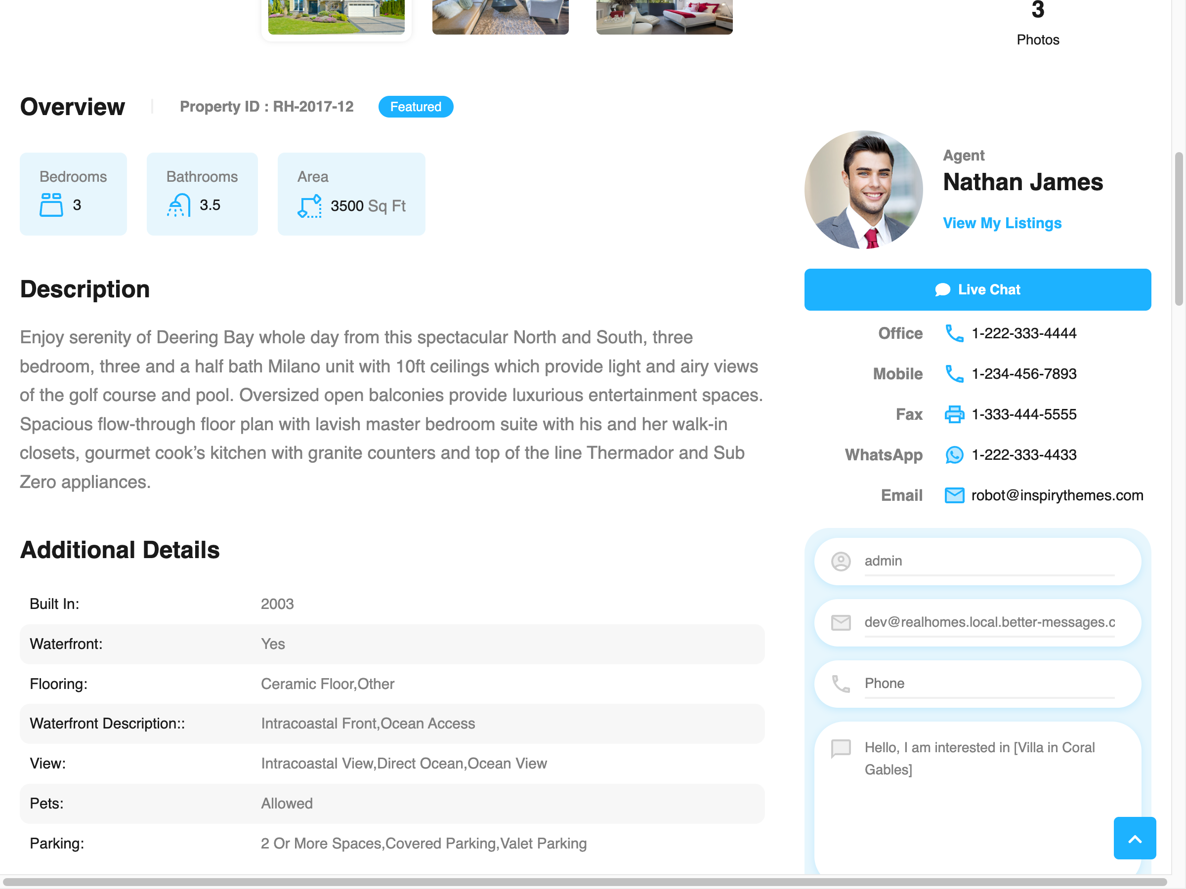 Property page