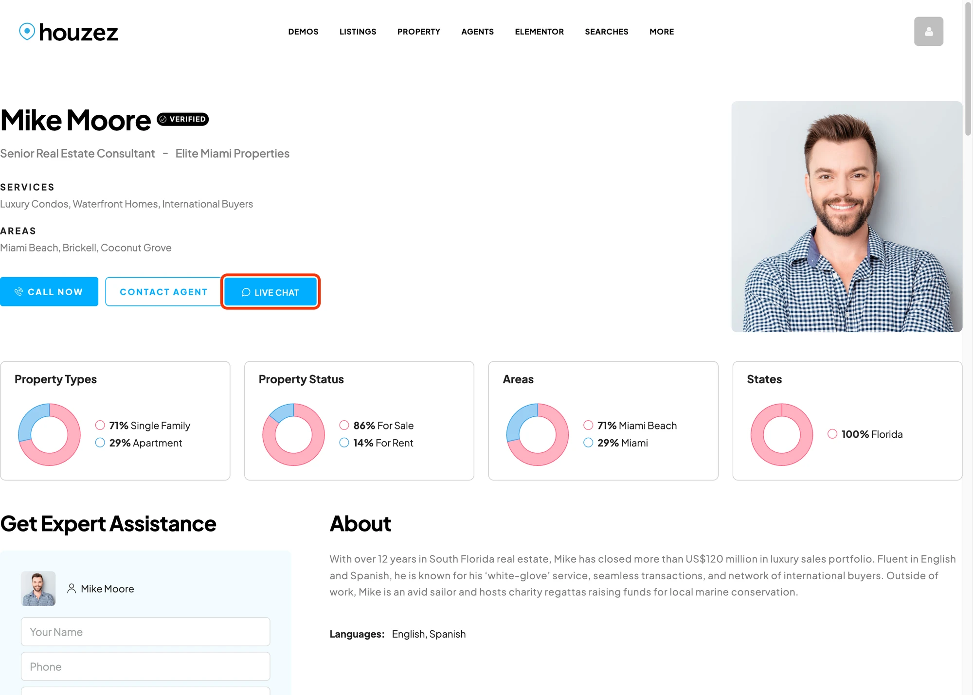 Agent profile