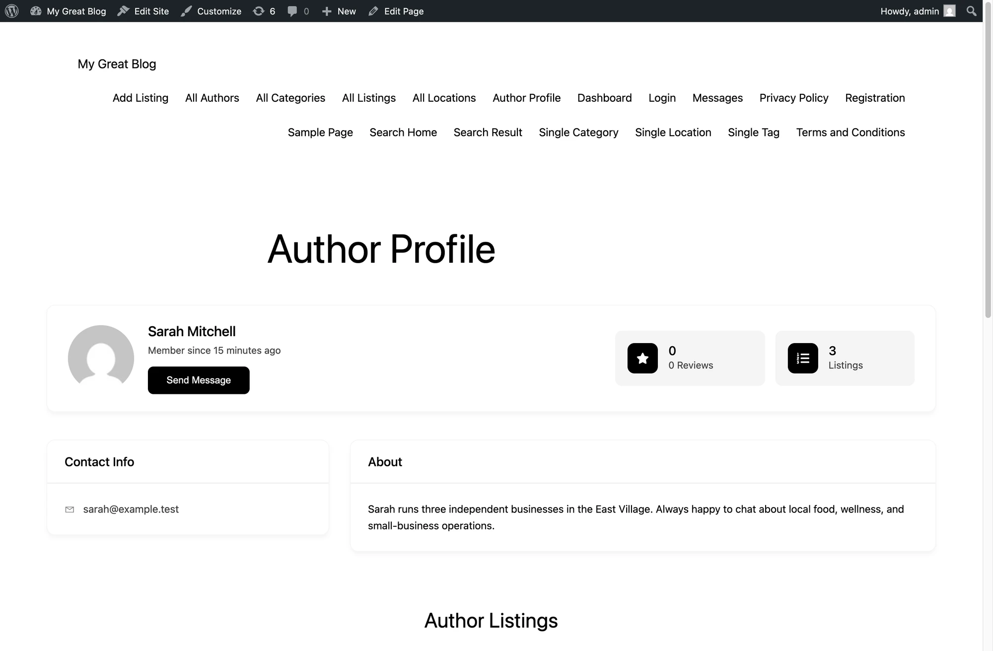 Author profile