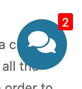 Rounded mobile chat button in Better Messages after applying the CSS snippet