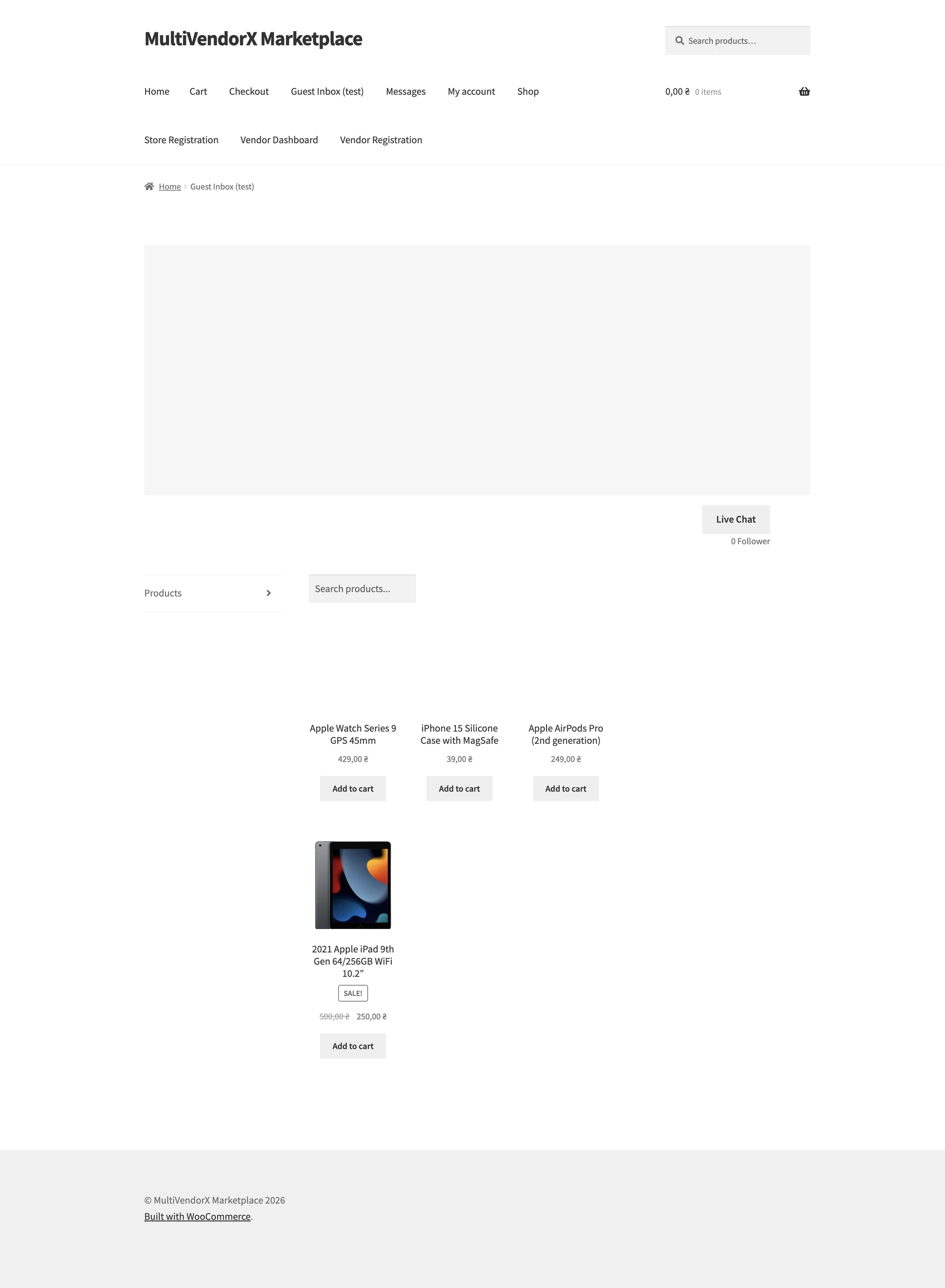 Shop Page